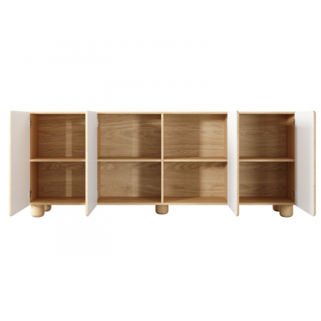 Komoda 200 cm 4-drzwiowa LUGO dąb vicenza